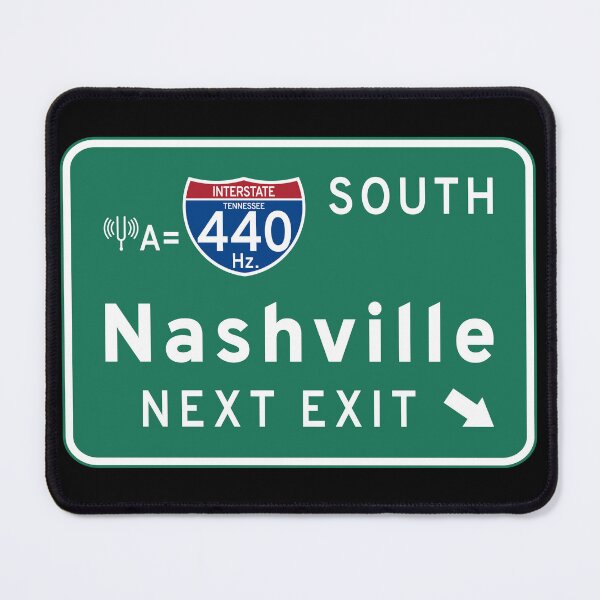 Item preview, HIGHWAY 2 HEAVEN - NASHVILLE ROAD SIGN - MUSIC FUNNY JOKE - HUMOR designed and sold by KoolDsignsMUSIC.