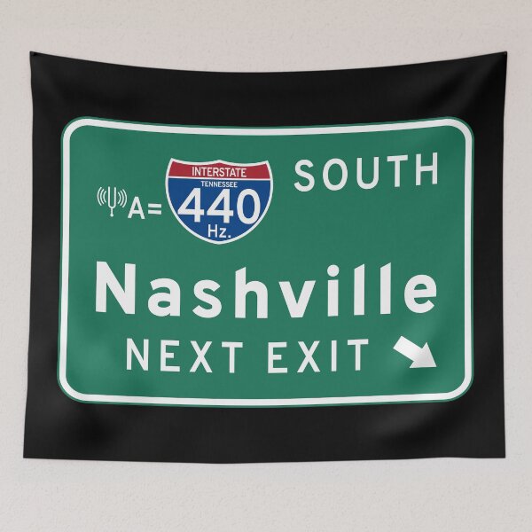 Item preview, HIGHWAY 2 HEAVEN - NASHVILLE ROAD SIGN - MUSIC FUNNY JOKE - HUMOR designed and sold by KoolDsignsMUSIC.