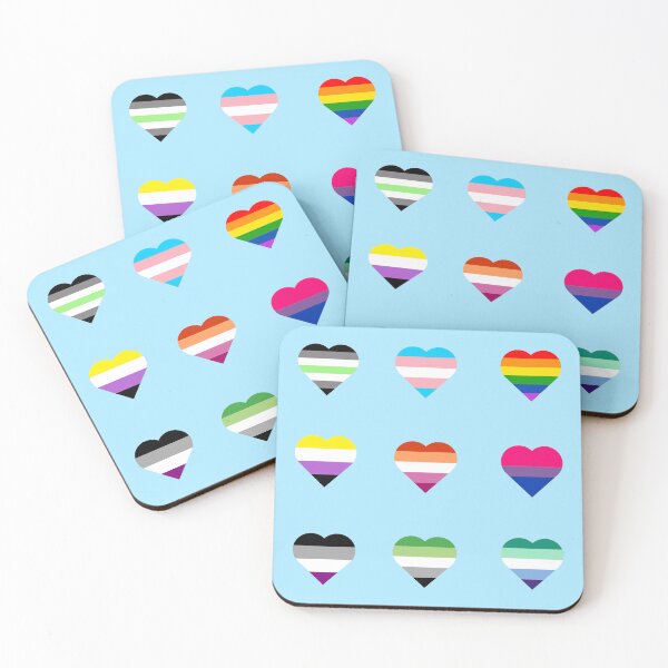 Item preview, Pride LGBTQIA+ Hearts - Pride Month Pack/Set designed and sold by TheEndlessStore.