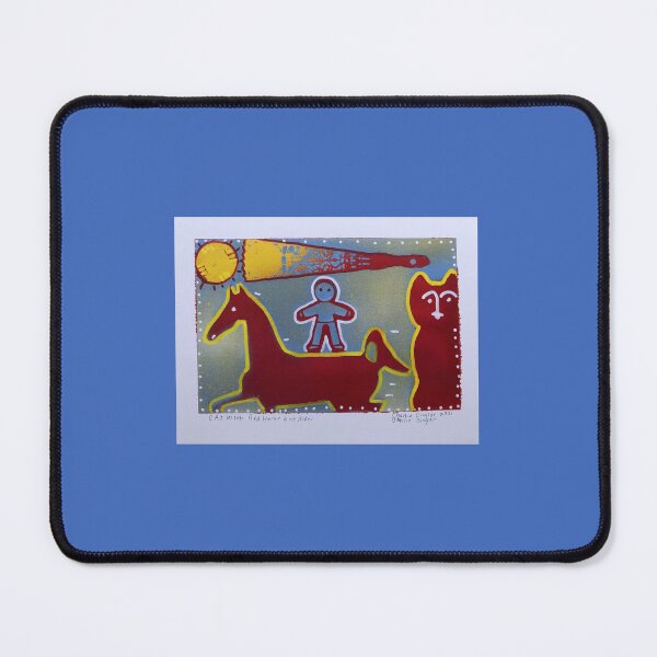 Item preview, Cat with Red Horse and Rider (2021) designed and sold by CharlieDingler.