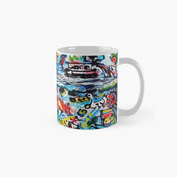Life in a Nutshell - Canal Art Mug | Canal History Beneath by Wendy Eriksson Classic Mug
