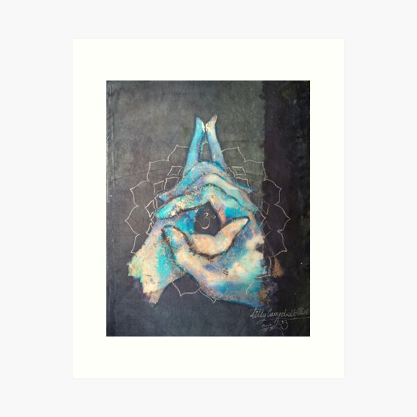 Item preview, Ascension - crown 'blue hand' chakra mudra designed and sold by Nachaya.