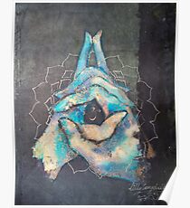 Ascension - crown 'blue hand' chakra mudra Poster