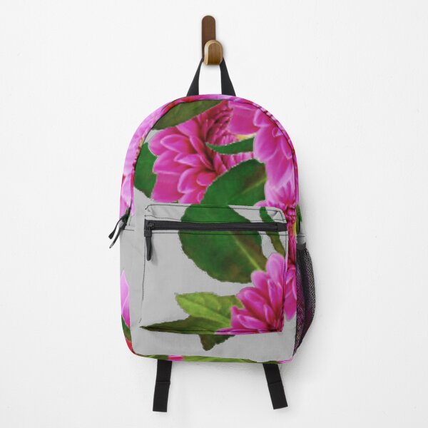 Item preview, AWESOME PURPLE DAHLIA FLORALS GREY ART designed and sold by sharlesart.