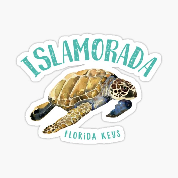 Item preview, Islamorada Florida Keys Sea Turtle Design designed and sold by Futurebeachbum.