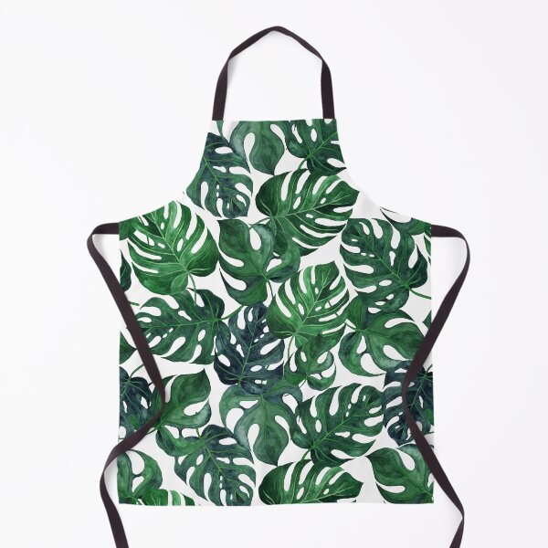 Item preview, Tropical monstera leaves - Dark emerald green designed and sold by SugarPineDesign.