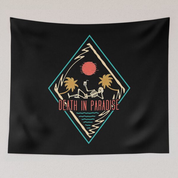Item preview, Paradise Skeleton Chill Summer Retro Anime Awesome designed and sold by Gabrielsawyer12.