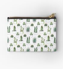 Watercolour cacti & succulents Studio Pouch