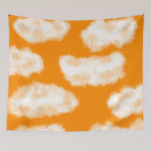 Item preview, Clouds pattern, Orange designed and sold by SariePhotograph.
