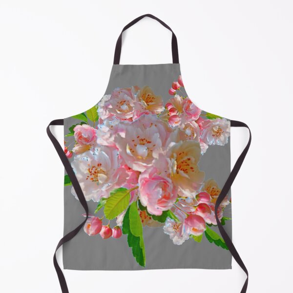 Item preview, PINK FLOWER BLOSSOMS ABSTRACT PATTERN ON GREY ART   designed and sold by sharlesart.