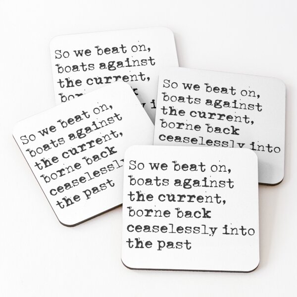 Item preview, So we beat on, boats against the current designed and sold by merrybutterfly.