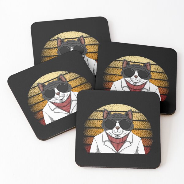 Item preview, Cat with glasses   designed and sold by acghouse1.