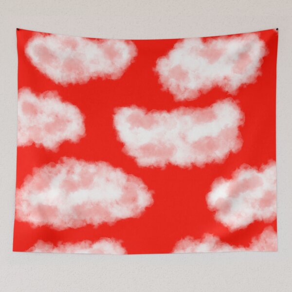 Item preview, Clouds pattern, Red designed and sold by SariePhotograph.