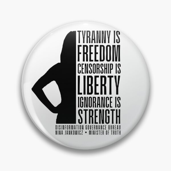 Item preview, Disinformation Governance Bureau • Nina Jankowicz, Minister of Truth designed and sold by amuseXpress.