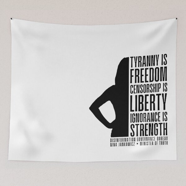 Item preview, Disinformation Governance Bureau • Nina Jankowicz, Minister of Truth designed and sold by amuseXpress.