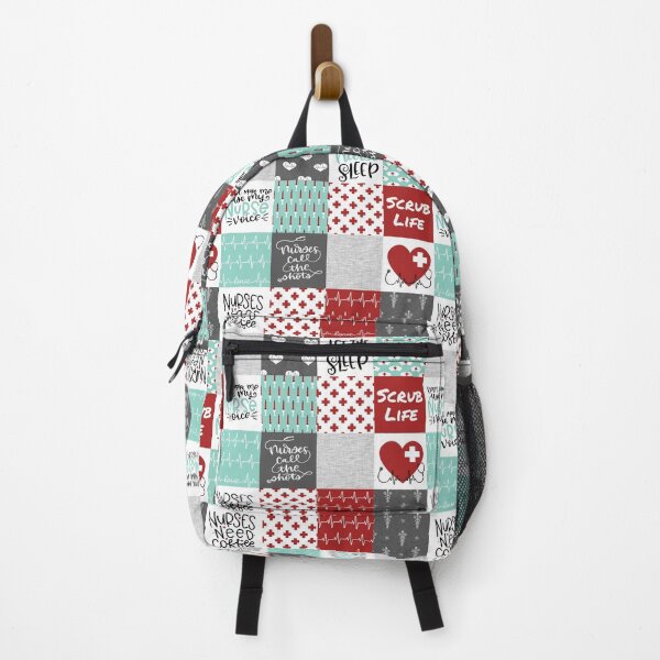 Item preview, Copy of Nurse Patchwork - red/aqua designed and sold by SugarPineDesign.