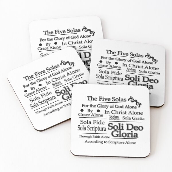 Item preview, 5 Solas of the Christian Faith: Sola Gratia, Sola Fide, Solus Christus, Sola Scriptura, Soli Deo Gloria designed and sold by KCTraders.