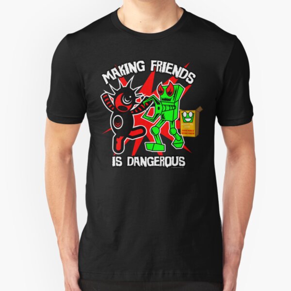 sighclops : making friends is dangerous Slim Fit T-Shirt