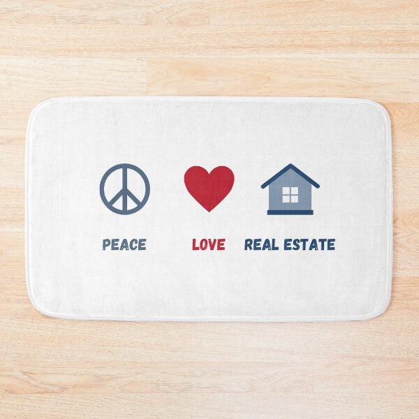 Artikelvorschau, Frieden, Liebe, Immobilien entworfen und verkauft von MultiversiTee.