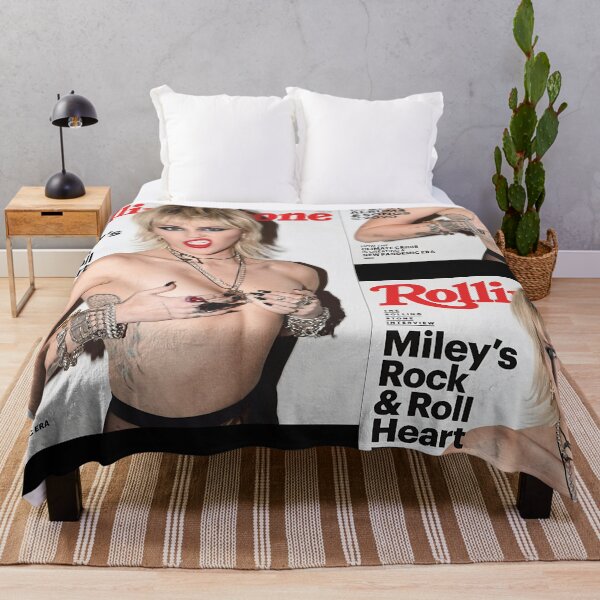 Item preview, Miley&x27;s-Rock-N-Roll-Heart-Rolling-Stone-Classic-T-Shirt designed and sold by Saunders Medlock.