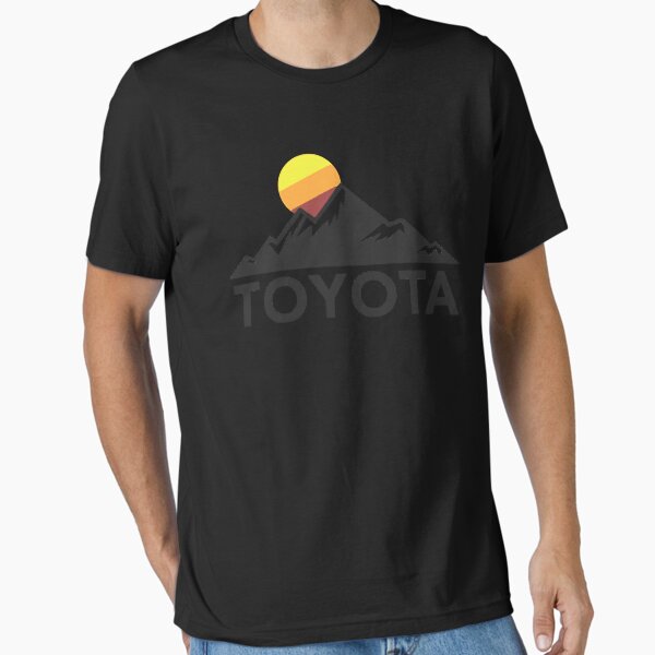 Vista previa del artículo con la obra «Camiseta con logo de montaña de Toyota, camiseta clásica de tamaño izquierdo en el pecho pequeño», diseñado y vendido por MichaelKlunk01.