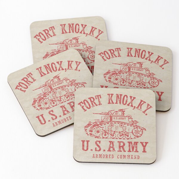 Item preview, Fort Knox Vintage Red Emblem designed and sold by Lidra Zehcnas.
