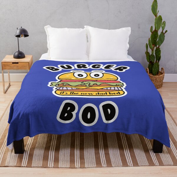 Item preview, Funny Burger: Burger Bod Is The New Dad Bod designed and sold by Happy Puppy Print On Demand.