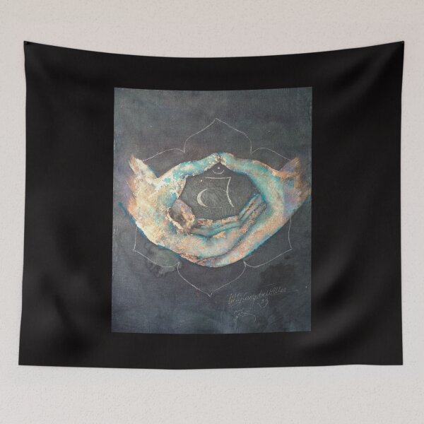 Item preview, Svadhisthana - sacral 'blue hand' chakra mudra designed and sold by Nachaya.