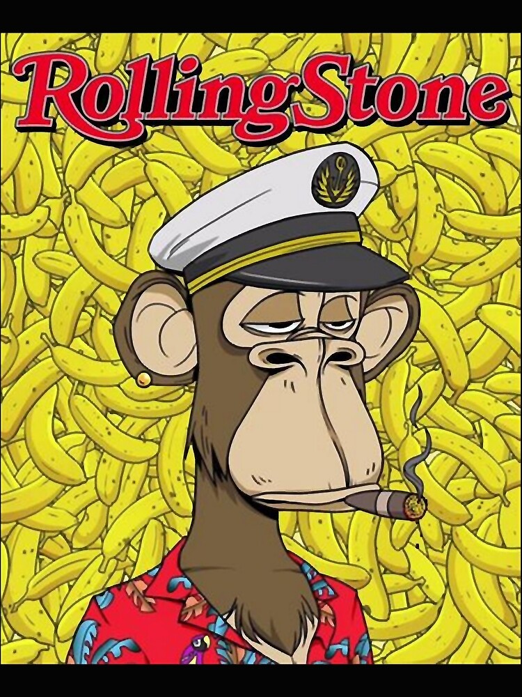 "RollingStoneBoredApeYachtClubArt" Poster by gallaghermurqjg