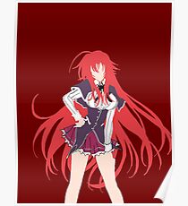 Highschool DxD Rias Gremory Minimalistic Poster