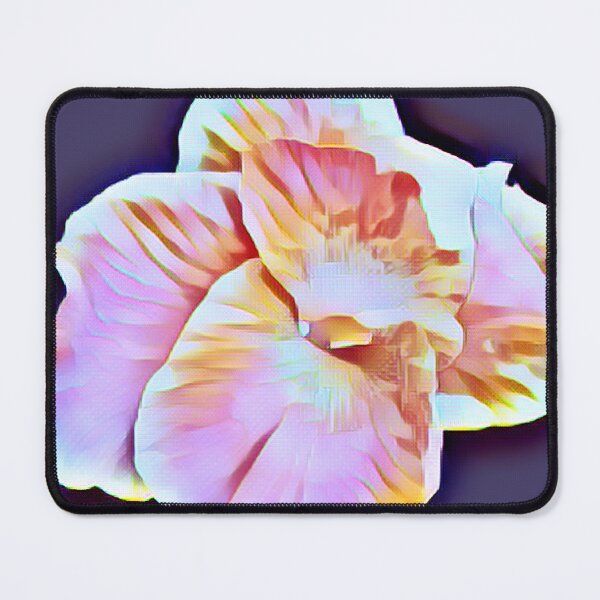 Item preview, White, Pink, Marron, Gold, Tropical Canna Lily with Purple Background designed and sold by AJDesignsstuff.