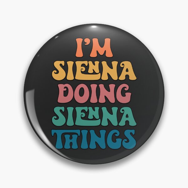 Item preview, Sienna Funny Retro First Name designed and sold by Americandude.
