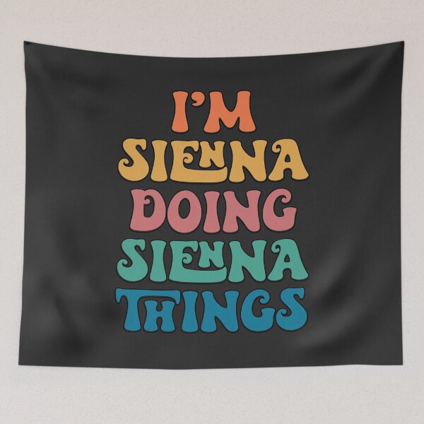 Item preview, Sienna Funny Retro First Name designed and sold by Americandude.