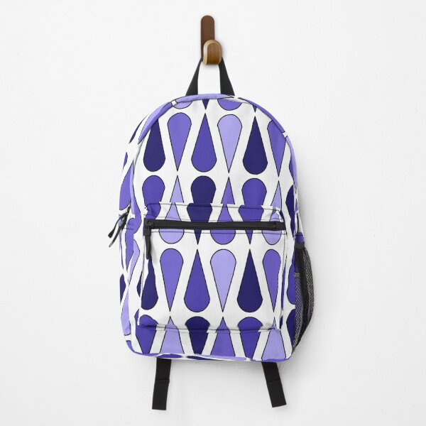Item preview, Retro Midcentury Teardrops Indigo designed and sold by thepixelgarden.