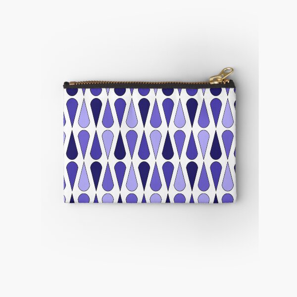 Item preview, Retro Midcentury Teardrops Indigo designed and sold by thepixelgarden.