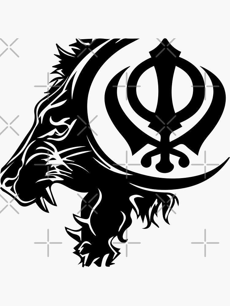 Sikh Symbol Khanda Vector Illustration Stock Vector (Royalty Free)  1862429071 | Shutterstock