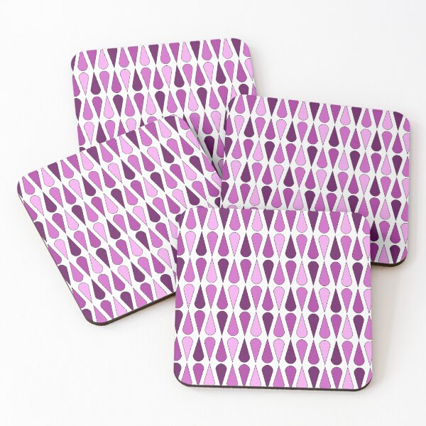 Item preview, Retro Midcentury Teardrops Lilac designed and sold by thepixelgarden.
