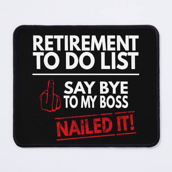Item preview, Retirement To Do List designed and sold by MoonsmileProd.