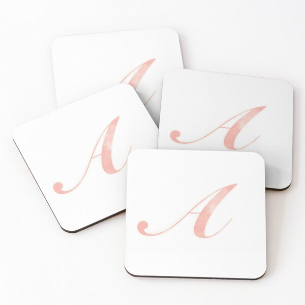 Item preview, Watercolor Pink “A” Inital   designed and sold by StudioNeely.