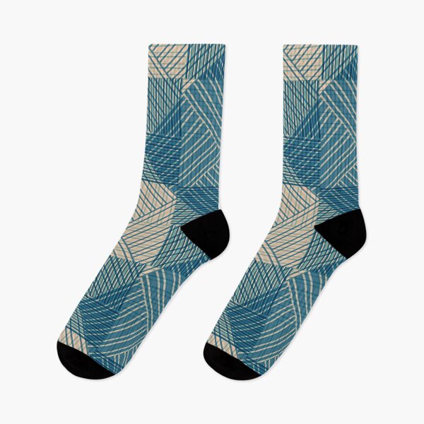 Item preview, Blue and Tan Patio Print  designed and sold by Sharon Schwalbe.