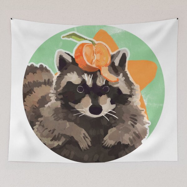 Item preview, Garbage Buddy Grey Racoon designed and sold by steamedeggs.