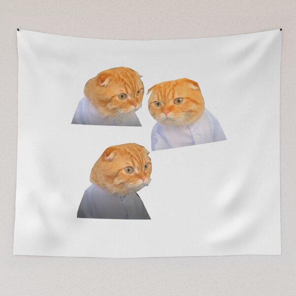 Item preview, Three Funny lol  cat (Funny) (gray ) designed and sold by Designer Forever ⭐⭐⭐⭐⭐.