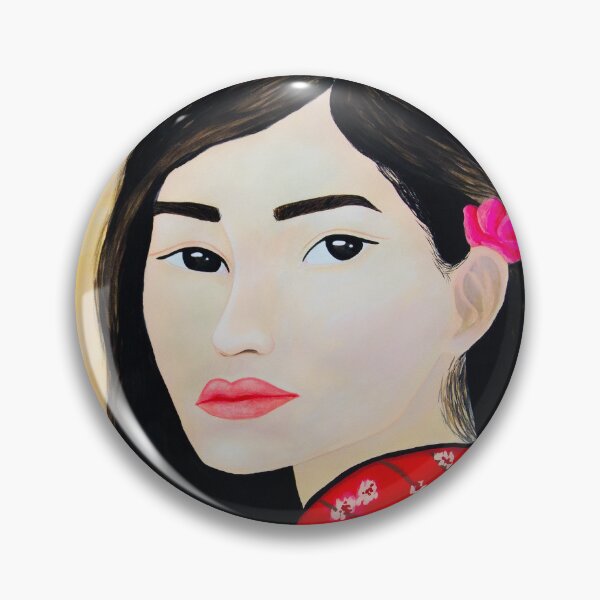 Artikelvorschau, Schönes asiatisches Frauenporträt in der Gouache entworfen und verkauft von Chantellearts.