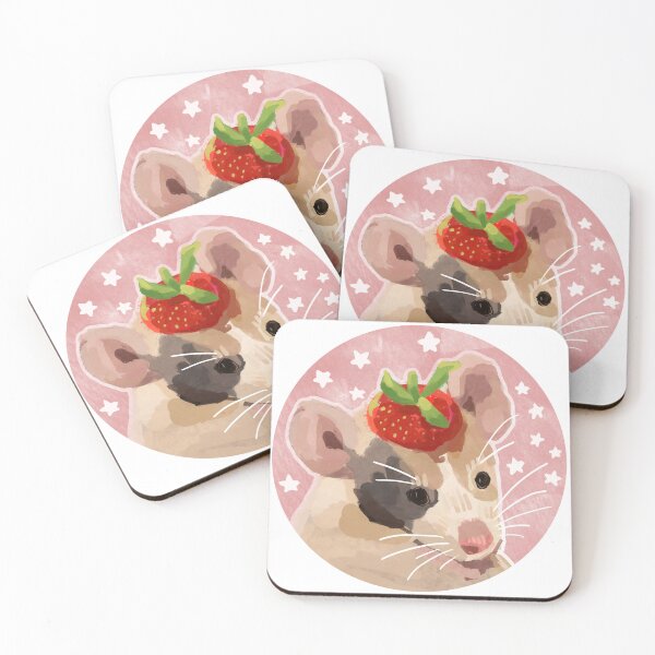 Item preview, Garbage Buddy Strawberry Rat designed and sold by steamedeggs.
