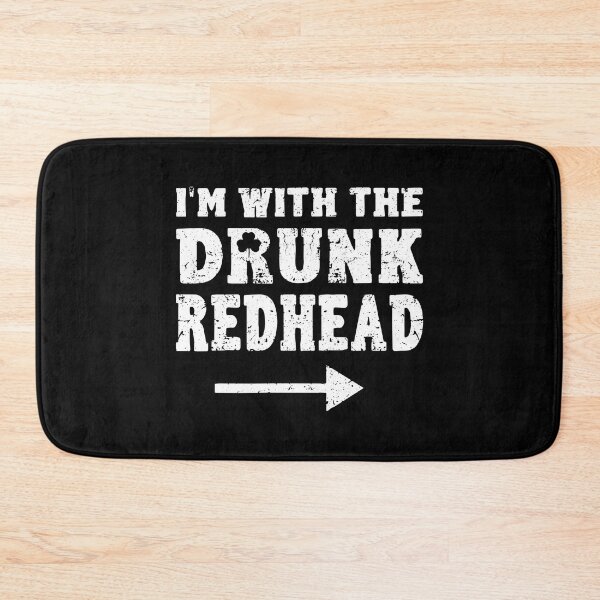 Item preview, Funny St Patricks Day - I'm With The Drunk Redhead  designed and sold by ZimbomDesigner.
