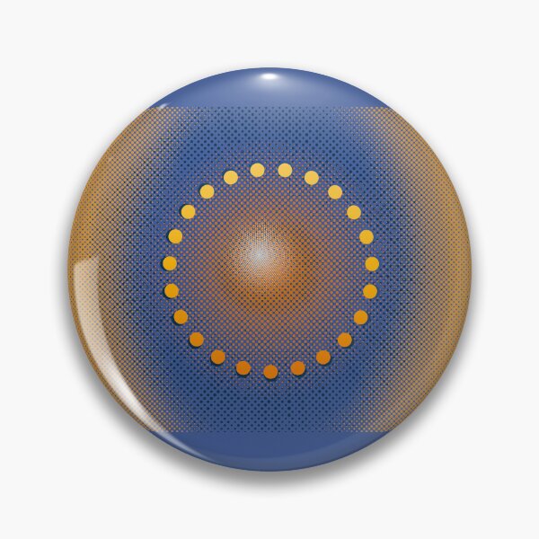 Item preview, Golden Glowing Blue Eye with Dotted Ring designed and sold by OpenED360.