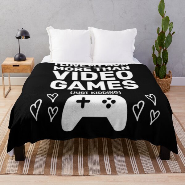 Item preview,  I love my mom more than video games designed and sold by Designhub14.