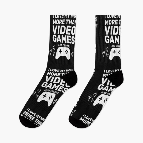 Item preview,  I love my mom more than video games designed and sold by Designhub14.