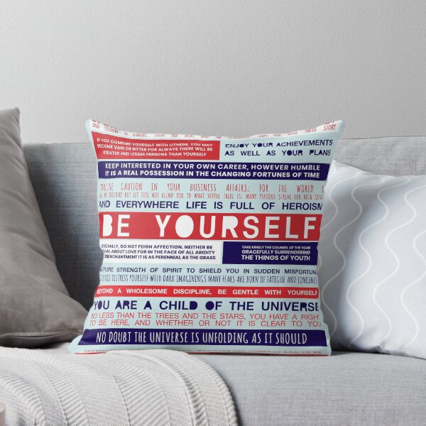Artikelvorschau, Mehrfarbig und basierend auf The Desiderata, typografischer Wortkunst entworfen und verkauft von Your Word Co.