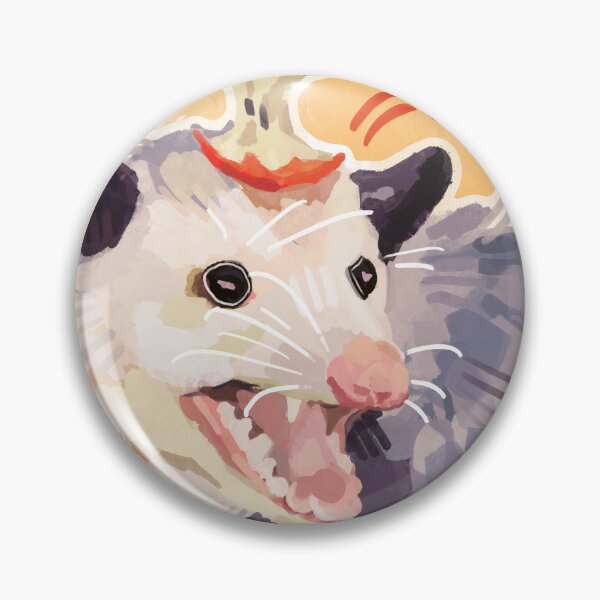 Item preview, Garbage Buddy Screaming Opossum designed and sold by steamedeggs.
